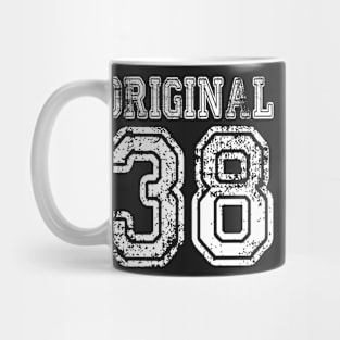 Original 38 2038 1938 T-shirt Birthday Gift Age Year Old Boy Girl Cute Funny Man Woman Jersey Style Mug